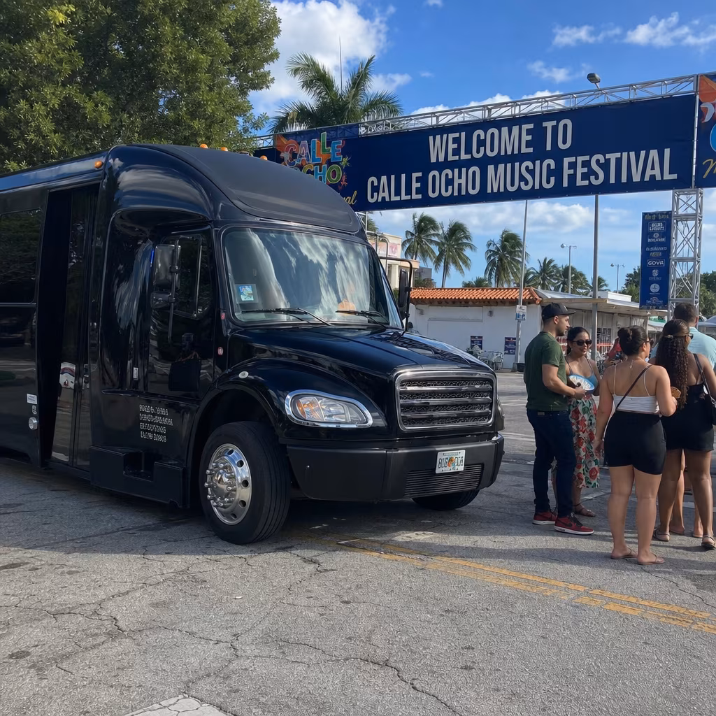 Party Bus to Calle Ocho Music Festival