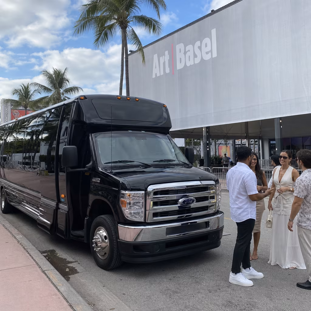 Rent a Bus to Art Basel Miami Beach