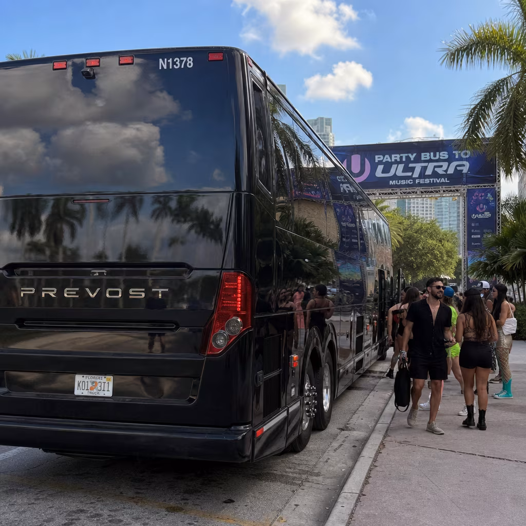 Party Bus to Ultra Music Festival