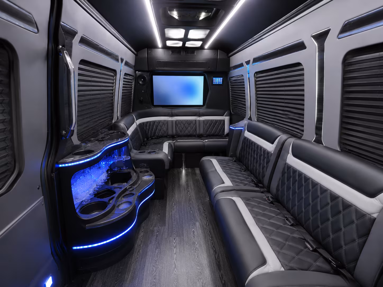Miami Airport Shuttle & Transportation party bus exterior