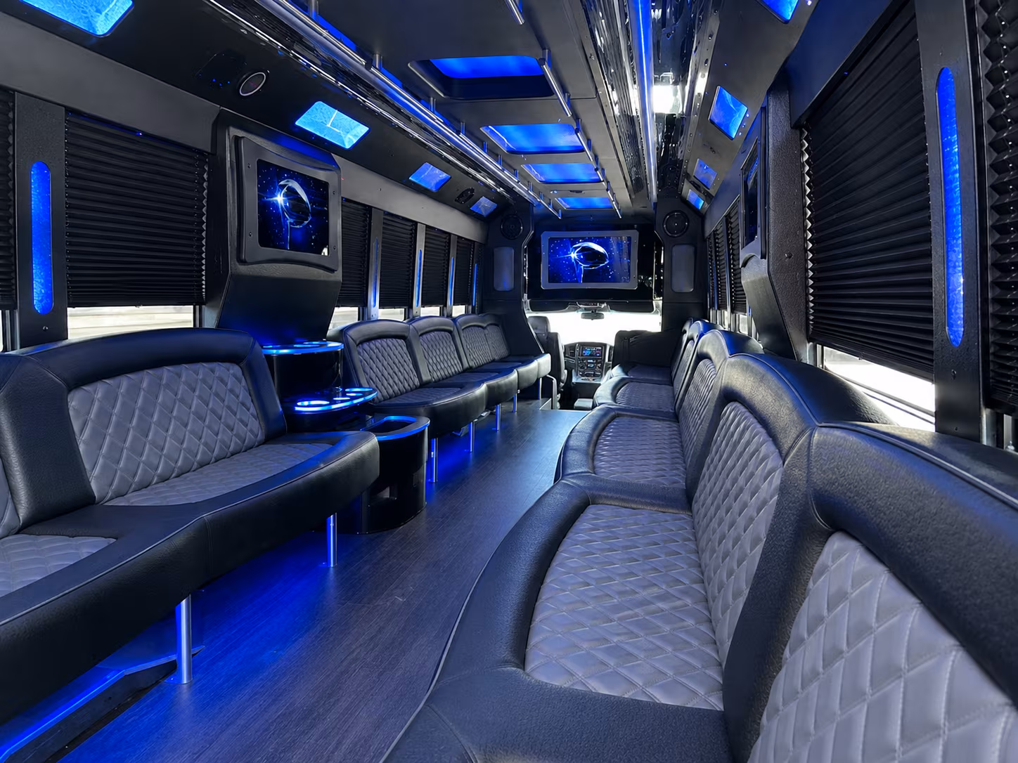 Miami Concert & Music Festival Transportation party bus exterior