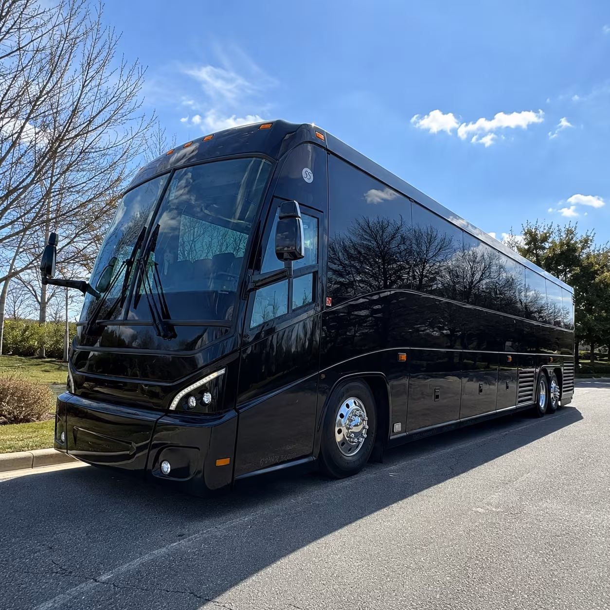 Miami Corporate Transportation party bus exterior