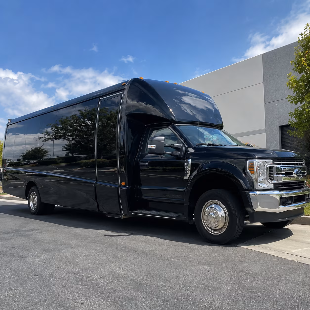 Miami Corporate Transportation party bus exterior