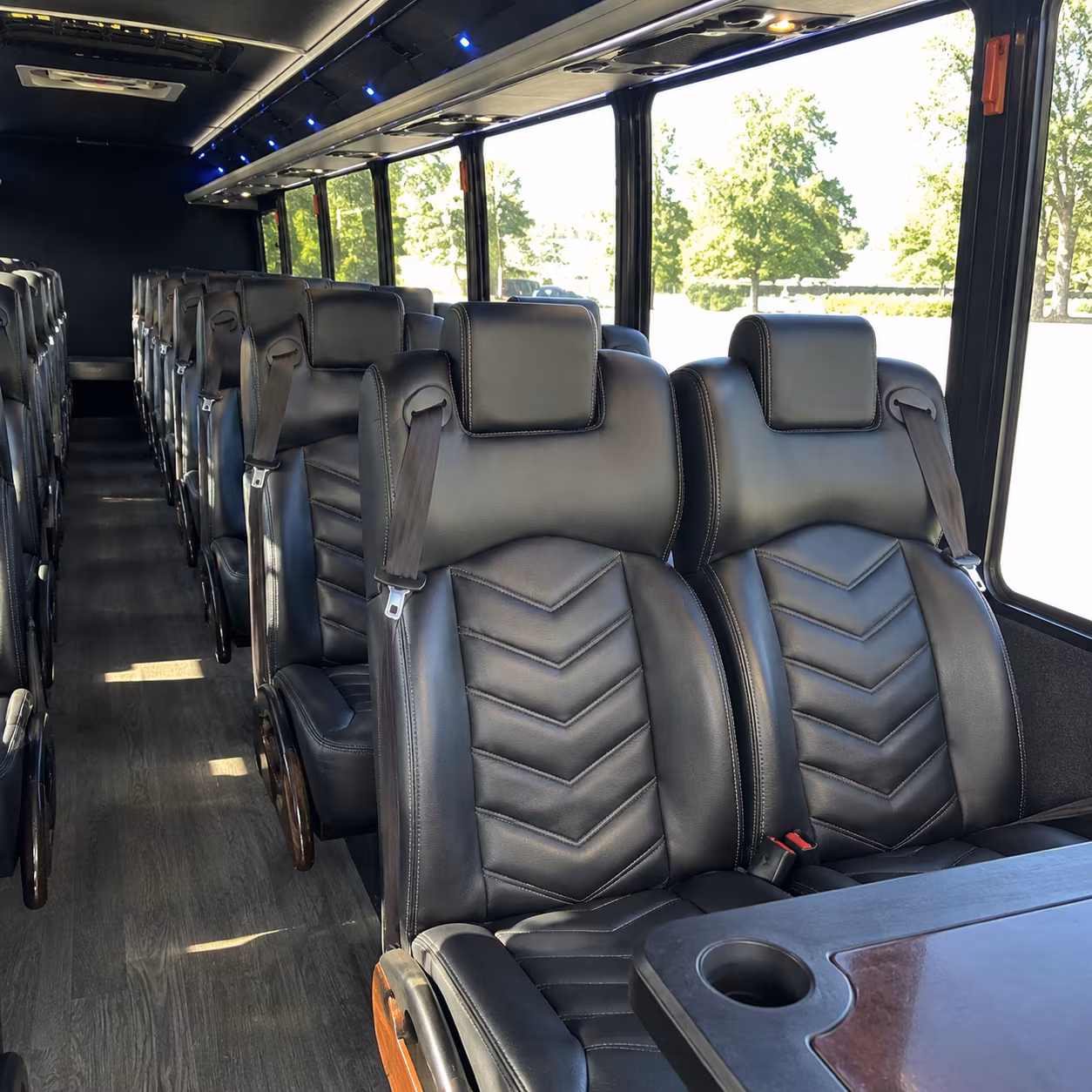 Miami Corporate Transportation party bus exterior