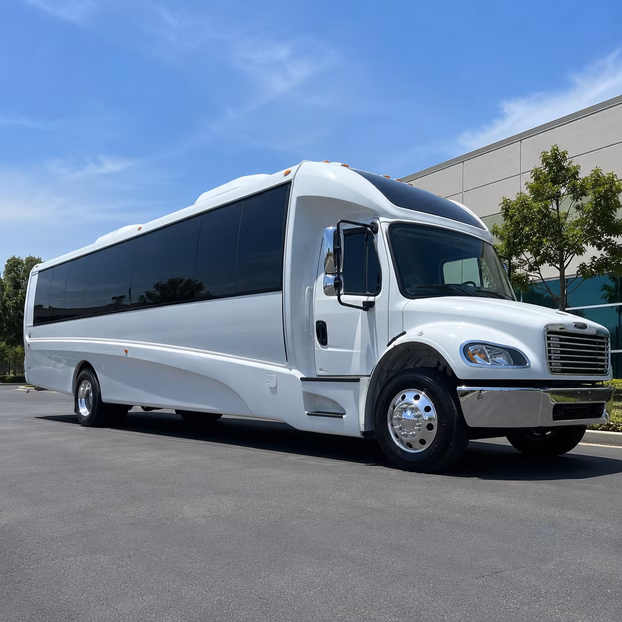 Miami Corporate Transportation party bus exterior