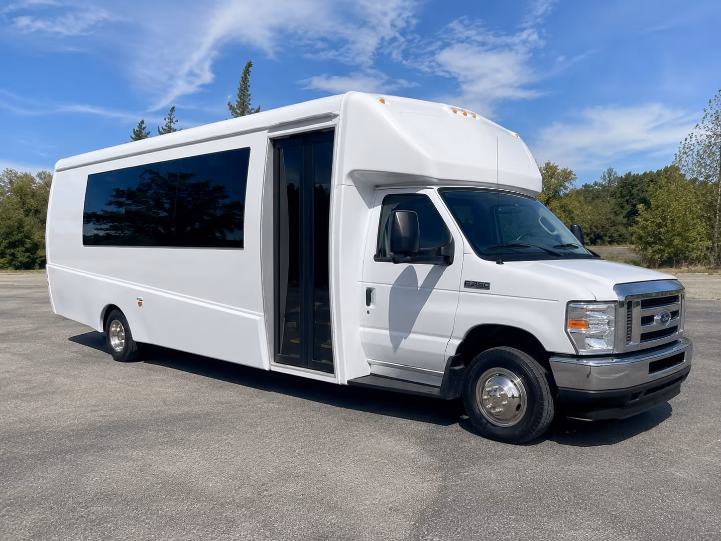 Miami Private Event Transportation party bus exterior
