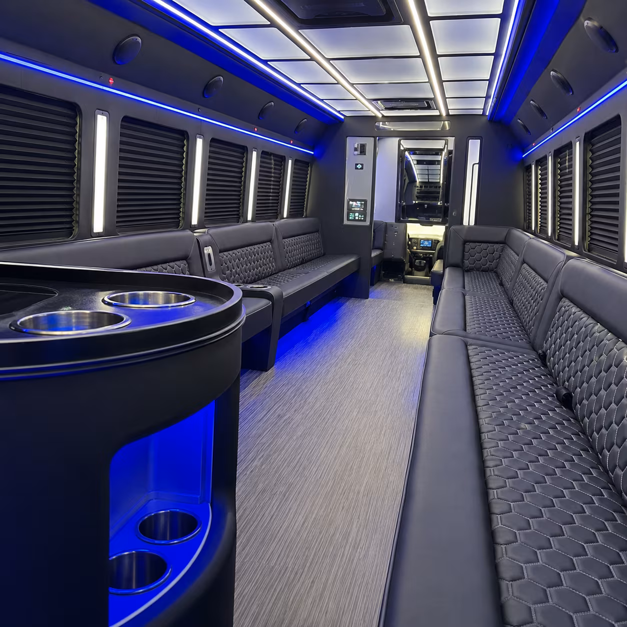 Miami Prom & Homecoming Transportation party bus exterior
