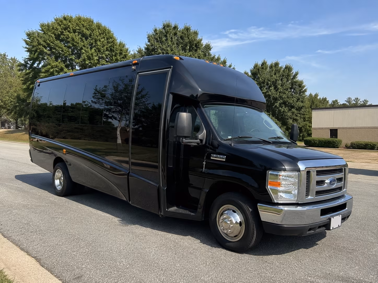 Miami School Event Transportation party bus exterior