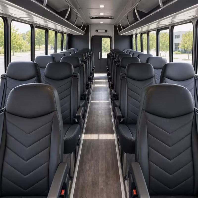15-35 Passenger Minibus Inside